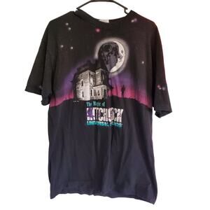 Vintage 1991 Universal Studios Psycho The Magic Of Hitchcock Shirt Horror Tee